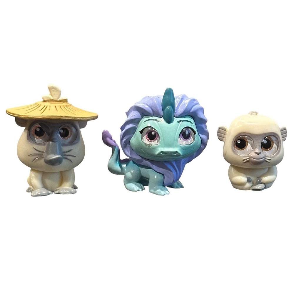 Disney Doorables Dyan Monkey Raya and the Last‎ Dragon Lot Of 3
